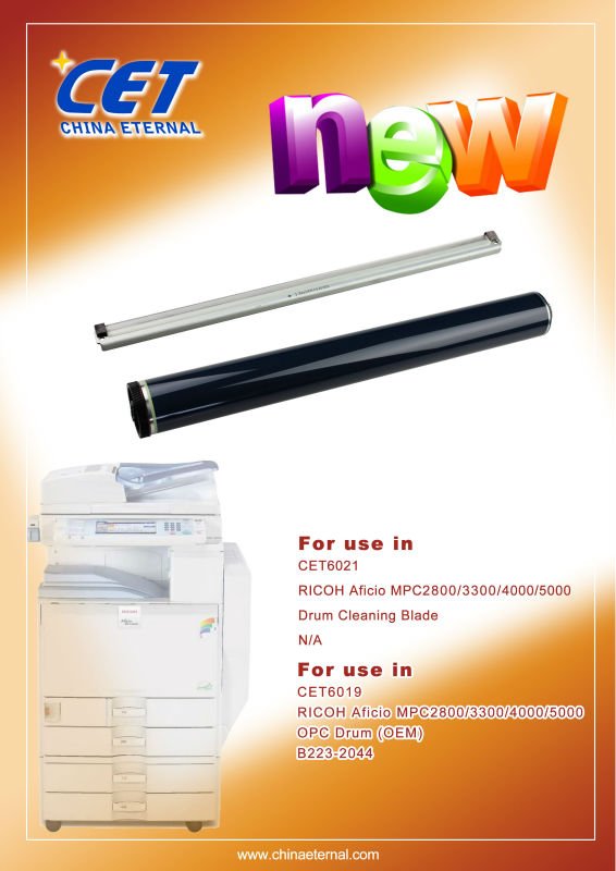 For Use In Ricoh Aficio Mpc4000/5000 Drum Cleaning Blade Buy Drum