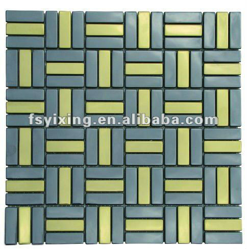 Clean Cut Stainless Steel Material S Metal Mosaic Tiles Clean Cut Stainless Steel Material S Metal Mosaic Tiles Thwartwise Three And Erect