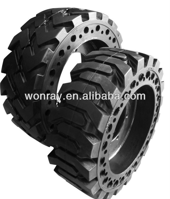 Tractor With Front End Loader And Backhoe Solid Rubber Tire Buy Solid