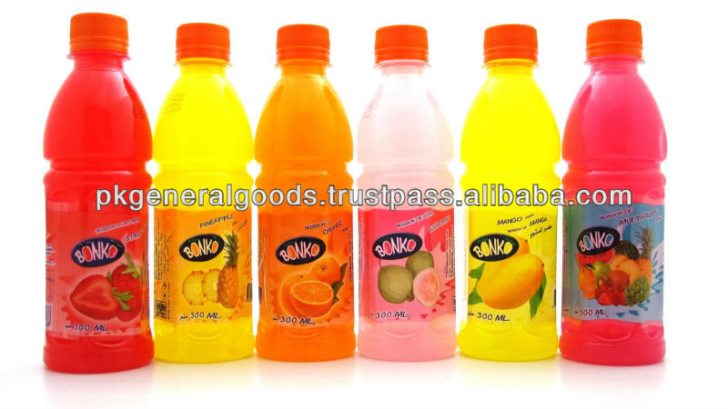 Fruit Drink Juice 300ml Plastic bottle BONKO brand, View