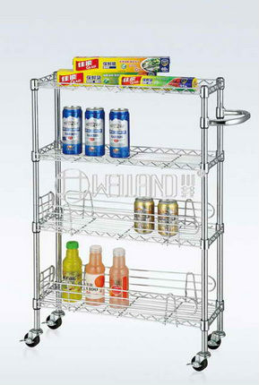 {Küchenwagen metall
49} 6 Tiers Adjustable Metal Chrome Kitchen Trolley,Nsf Approval - Buy ... | {Küchenwagen metall
49}