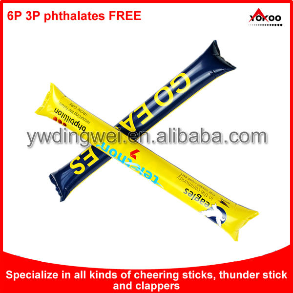 inflatable cheering stick with LED light inside for Olympic Games