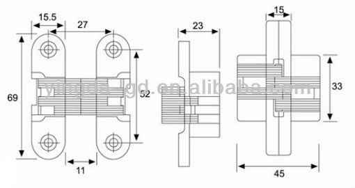 Bisagras Soss/bisagras Ocultas Para Los Gabinetes/oculto Bisagras Para