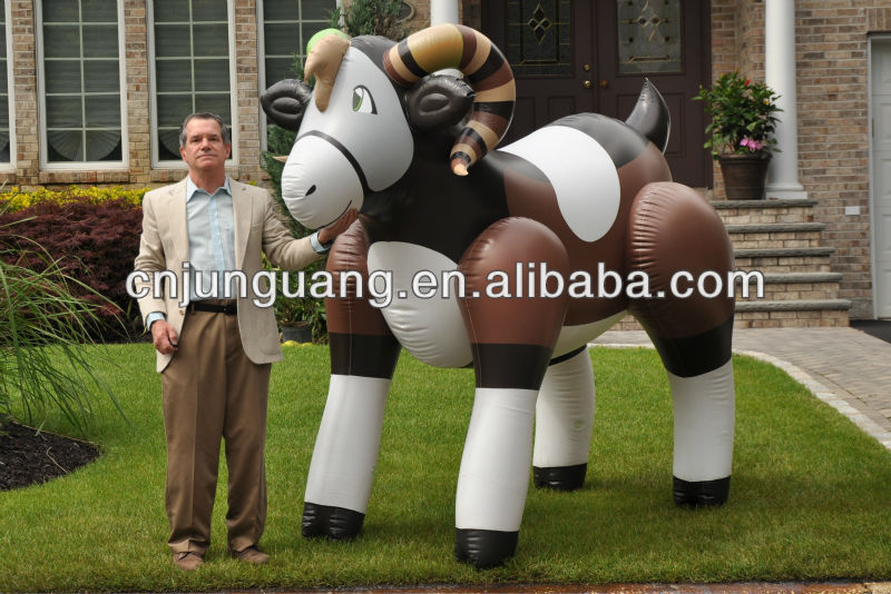 2017 Hot Sale 7' Inflatable Brown Sheep Model Buy Inflatable Sheep