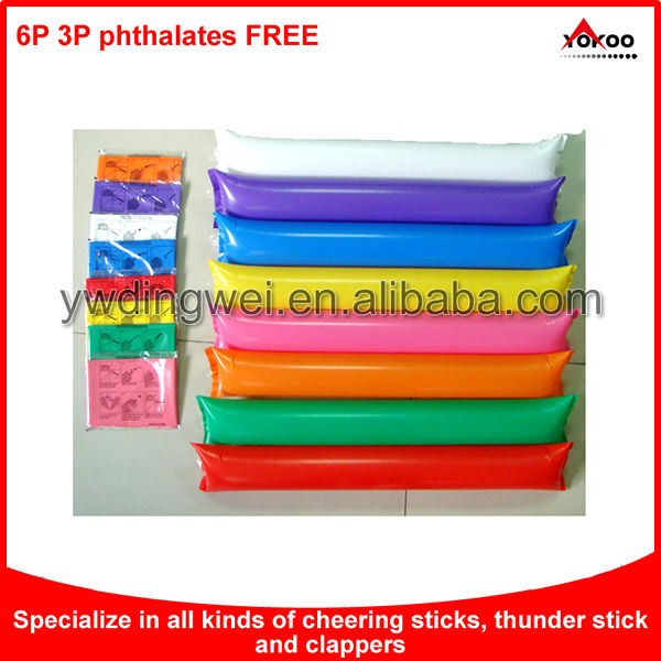 inflatable cheering stick with LED light inside for Olympic Games