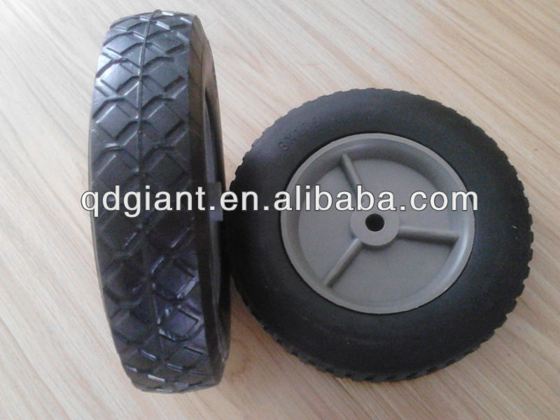 supply durable solid wheel 8*2.5 for construction trolley