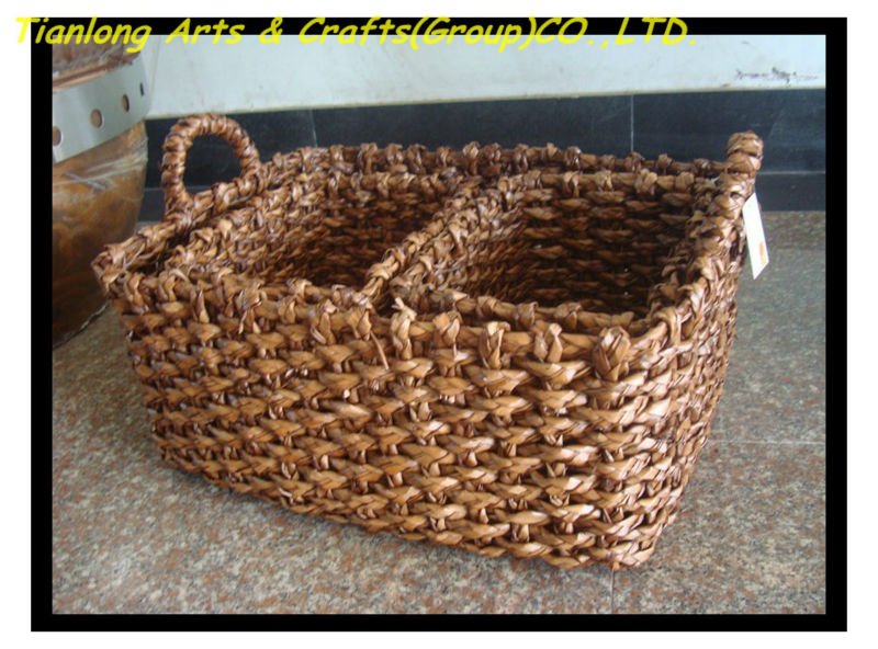 100% pure manual straw stock basket