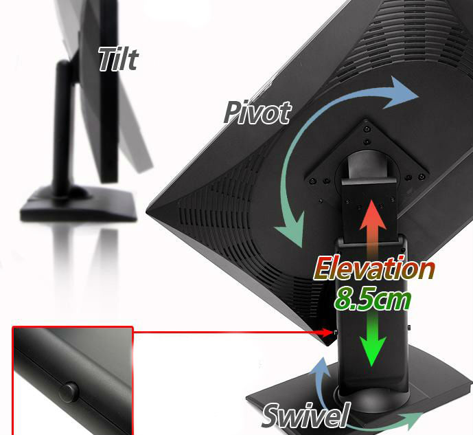 Tilt/swivel/pivot/elevation Monitor Stand For Tablet Pc Sale Buy