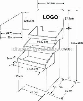 Supermarket Promotional 4 Tier Cardboard Beer Floor Display Supermarket Promotional 4 Tier Cardboard Beer Floor Display