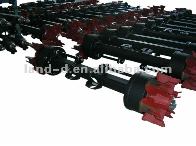 162t Bpw Type Heavyduty European Six Spoke Spider Tractor Trailer Axle