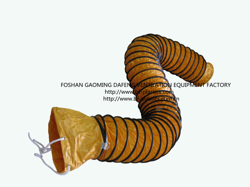 Udara Ventilator Oranye Fleksibel Ducting Hose - Buy Pvc 