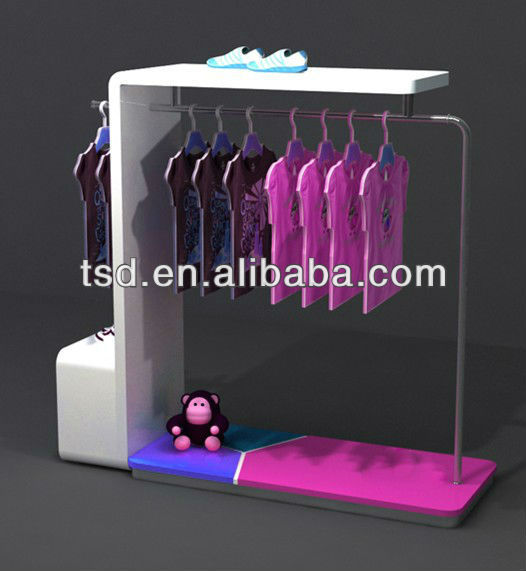 TSD W1115 T Shirt Display Racks 2 Way Metal TSD W1115 T Shirt Display Racks 2 Way Metal