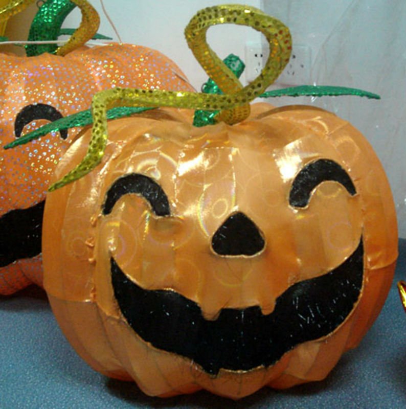 2017 Cheap Pvc Plastic Led Pumpkins For The Club And Hotel Buy Large