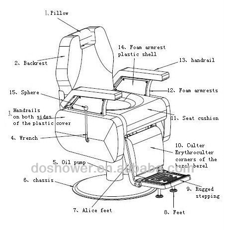 barber hydraulic pump chair for Shop Design Salon New Chair/barber Equipment/modern