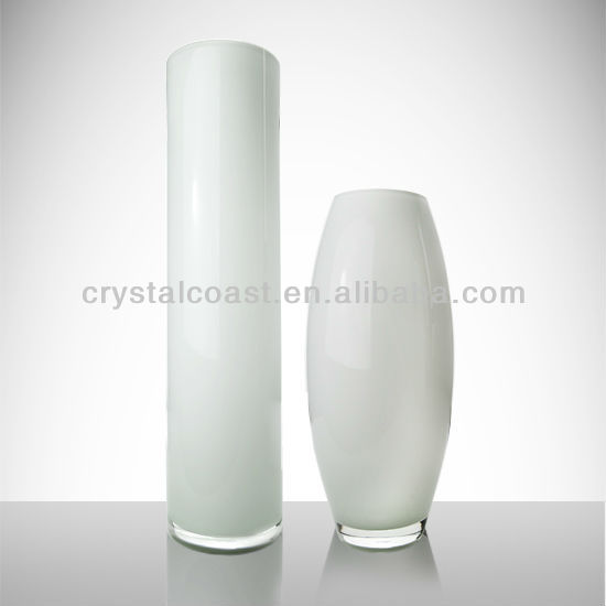 New 2014 Glass Vase Tall Large Cylinder Pure White Floor Standing Glass Vase Wedding Flower Glass Vase Buy Wedding Flower Glass Vase Large Pure