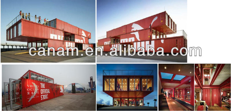 Canam- heat and cold insulation steel structure prefabricated modular container building