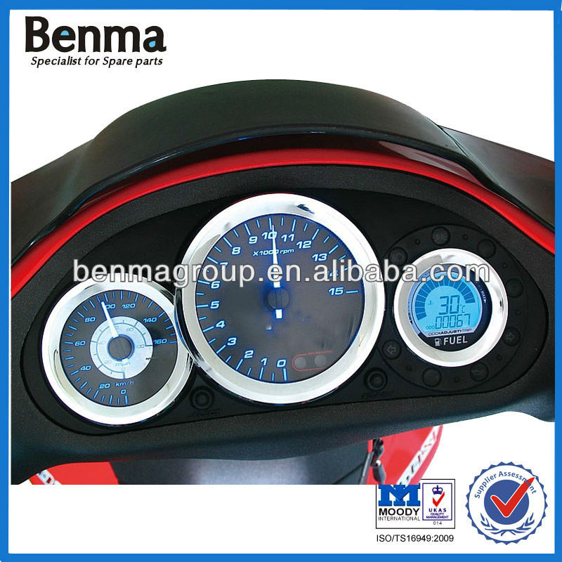 Motorcycle Digital Lcd Speedometer Assembly Gp Style