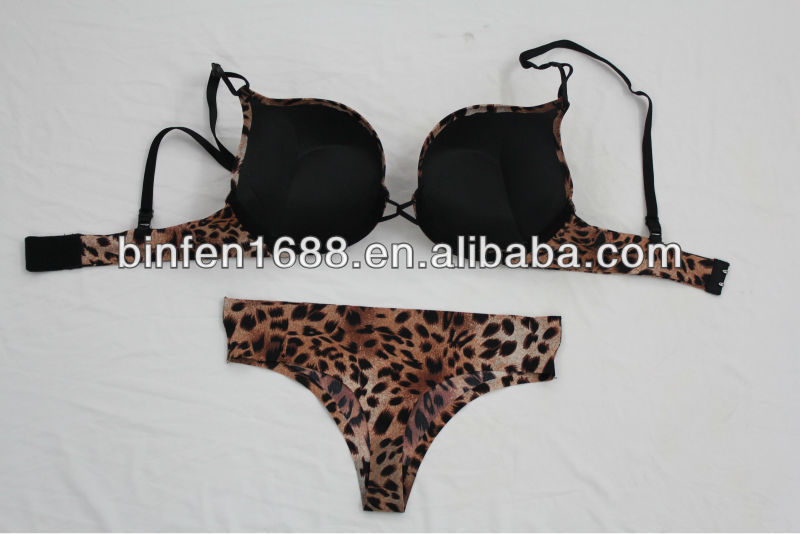 Fashional Womens Hot Sexy Leopard Print Bra And Panty Sets Buy Stylish Bra And Panty Set 