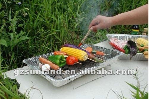 Round Disposable Grill One Time Use Bbq Round Disposable Grill One Time Use Bbq