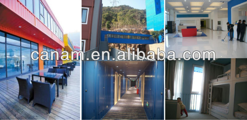 Canam- heat and cold insulation steel structure prefabricated modular container building