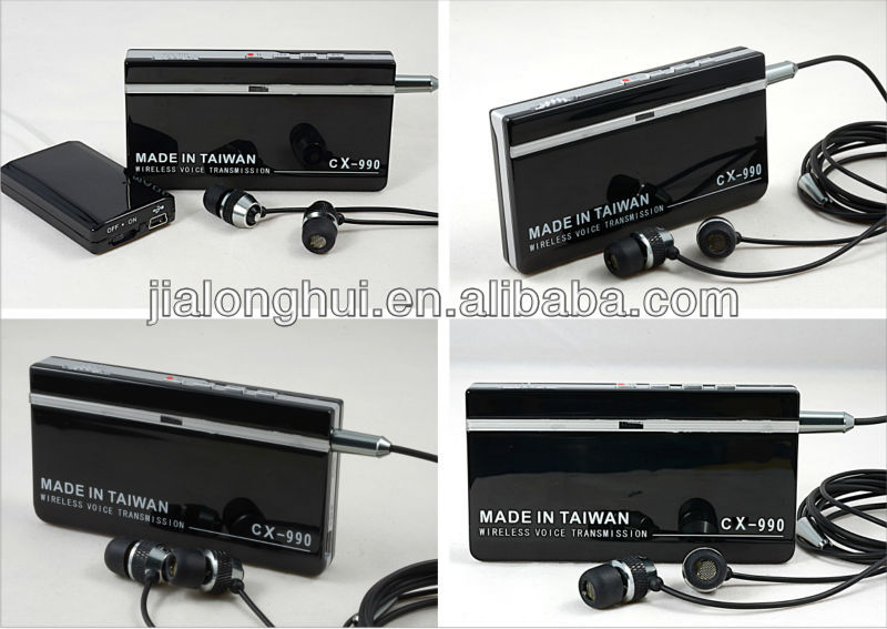 Cx990 Wireless Voice Transmission,Mp3 Player & Recording Function