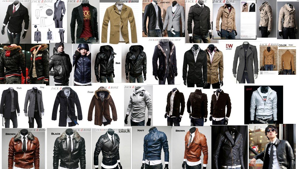 men jacket types