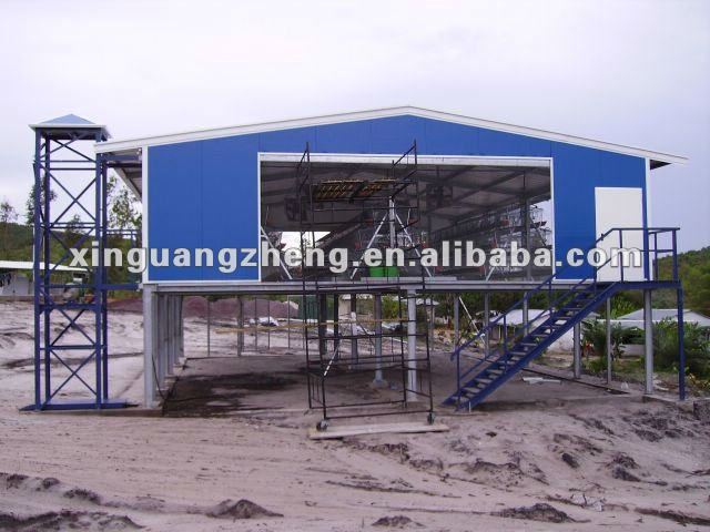 Prefabricated Steel structure Chicken shed with CE and ISO9001:2000