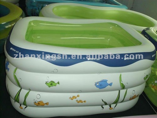 inflatable pool inside house