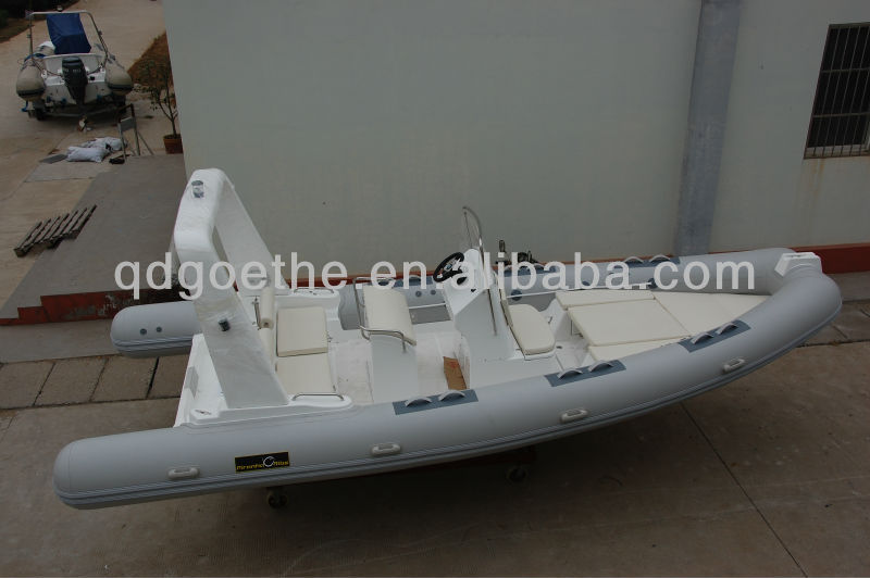 RIB680 Goethe Rigid Inflatable Boats with Sunshade