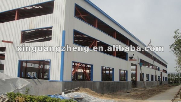 Low cost designed prefabricated modular steel frame warehouse building