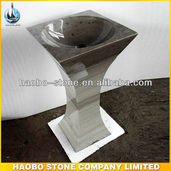 Moderno Lavabo Con Pedestal De Mármol - Buy Lavabo De Pedestal,Lavabo
