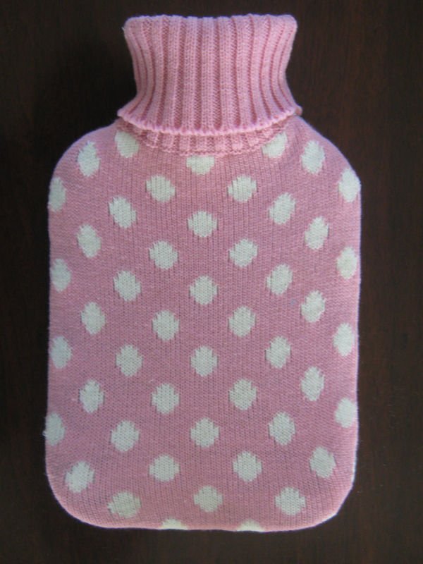 Best Selling High Quality 2500ml Rubber Hot Water Bottle With Knitted