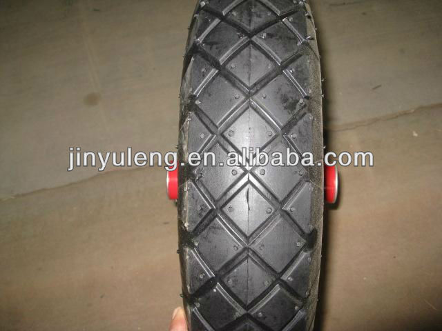 4.00-8 block pattern wheel barrow tyre for hand trolley