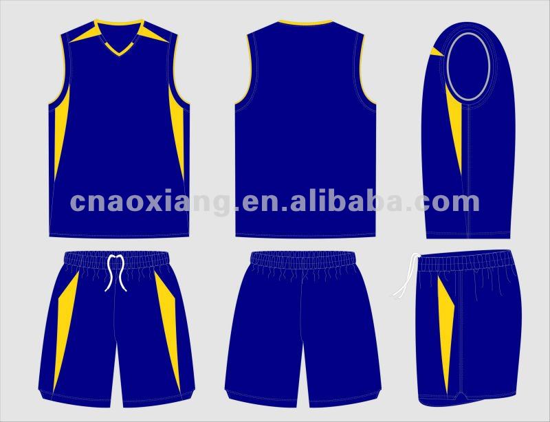 Wholesale Navy Blue Basketball Uniform 