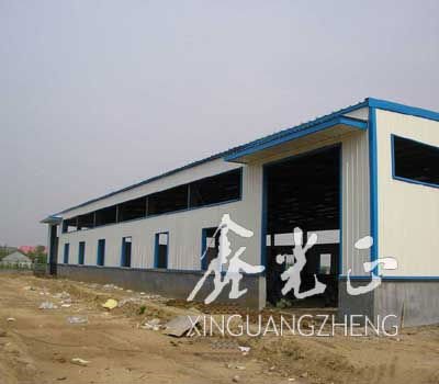 light fast install cheap steel structure shed