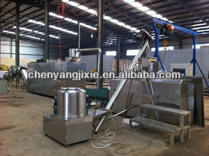 double screw extruded corn flakes machine