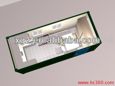 Blue Color Light Prefabricated 40ft Container Office Made In China