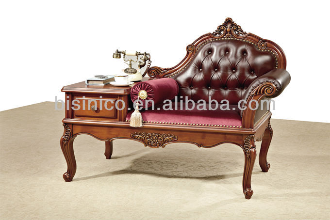 Antique Replica Telephone Table Desk With Button Tufted Back Leather Antique Replica Telephone Table Desk with Button Tufted Back Leather Seat - Antique Replica Telephone Table Desk With Button Tufted Back Leather