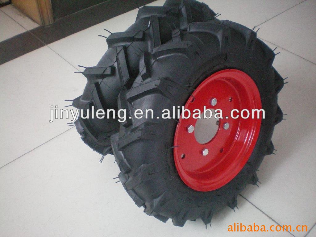 16'' 4.00-8 pneumatic rubber wheel air wheel mini-tiller Tillers JS-GZ Mini tiller micro-cultivator tractor wheel