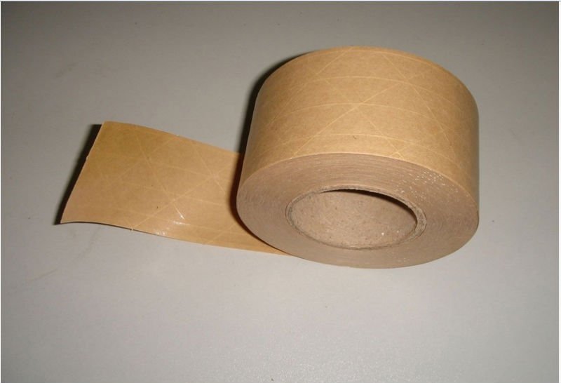 Brown reinforced kraft paper tape