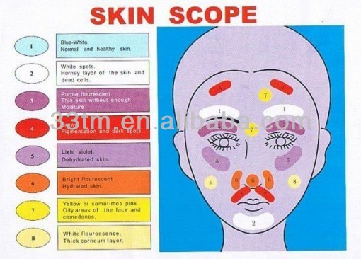 Facial Skin Analysis Chart
