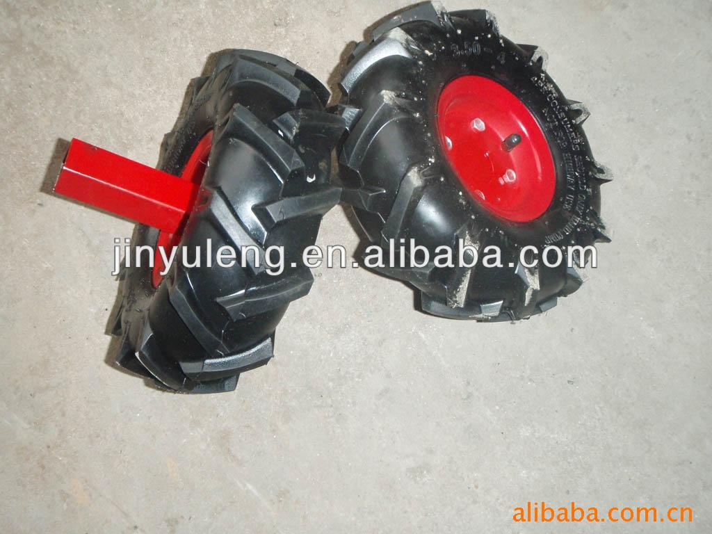 16'' 4.00-8 pneumatic rubber wheel air wheel mini-tiller Tillers JS-GZ Mini tiller micro-cultivator tractor wheel