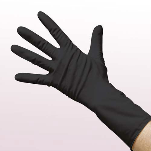 salon pro Black LATEX Hand Gloves Professional Spa Salon Equipment