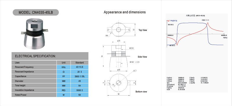 Ultrasonic Transducer Driver Amplifier Circuit