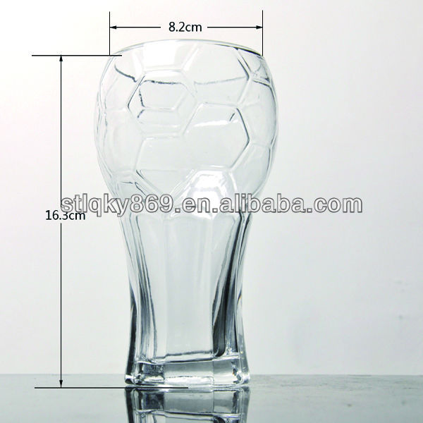 Best Selling 570ml Super Cheap Football World Cup Drinking Glass Cup