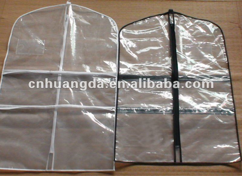 Clear Plastic Garment Bag With Pockets Clear Plastic Garment Bag With Pockets