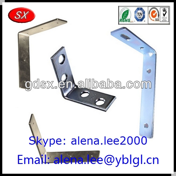 Iso9001 Passed Copper&brass L Bracket/various Brass Shelf Brackt/custom