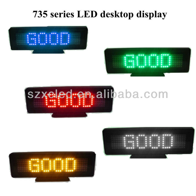 Black ABS fireproof frame+ Remote control and PC communication+rear window+front window+P4.75-8*48+LED car message display