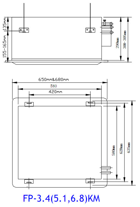 Chilled Water Cassette Ceiling Fan Coil,Cassette Fan Coil 