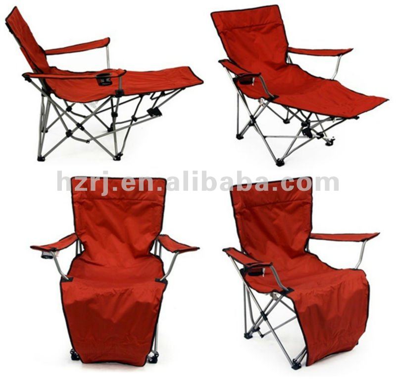 Red Folding Camping Chair With Footrest Buy Outdoor Folding Chairs With Footrest Folding Deck Camping Chair Recliner Folding Camping Chair Product